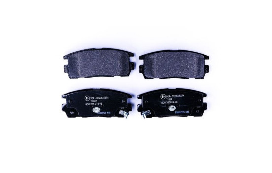 Bromsbeläggssats, skivbroms 8DB 355 012-951 Hella
