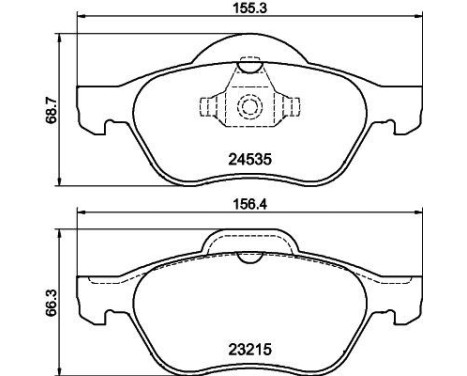 Bromsbeläggssats, skivbroms 8DB 355 013-271 Hella, bild 7