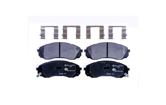 Bromsbeläggssats, skivbroms 8DB 355 013-541 Hella