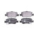 Bromsbeläggssats, skivbroms 8DB 355 013-571 Hella, miniatyr 2