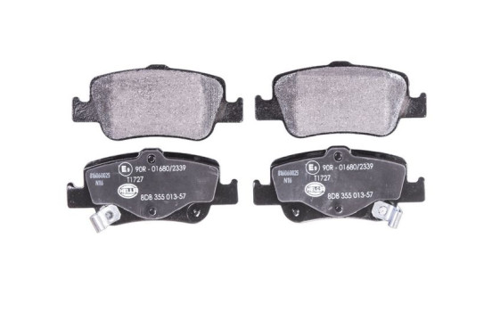 Bromsbeläggssats, skivbroms 8DB 355 013-571 Hella, bild 2