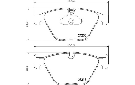 Bromsbeläggssats, skivbroms 8DB 355 013-931 Hella, bild 4