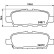 Bromsbeläggssats, skivbroms 8DB 355 014-561 Hella, miniatyr 4