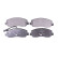 Bromsbeläggssats, skivbroms 8DB 355 015-291 Hella, miniatyr 2