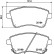 Bromsbeläggssats, skivbroms 8DB 355 015-331 Hella, miniatyr 4