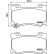Bromsbeläggssats, skivbroms 8DB 355 015-411 Hella, miniatyr 4
