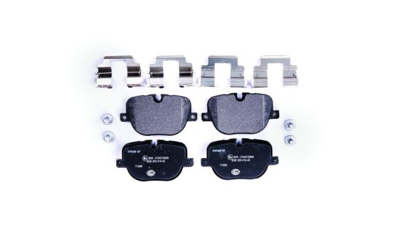 Bromsbeläggssats, skivbroms 8DB 355 015-451 Hella