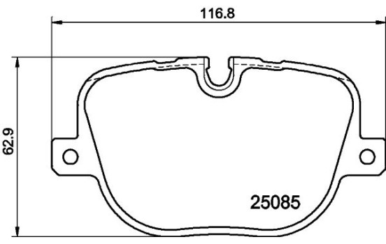 Bromsbeläggssats, skivbroms 8DB 355 015-451 Hella, bild 4