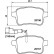 Bromsbeläggssats, skivbroms 8DB 355 015-541 Hella, miniatyr 4