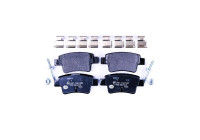 Bromsbeläggssats, skivbroms 8DB 355 015-861 Hella