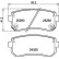 Bromsbeläggssats, skivbroms 8DB 355 016-221 Hella Pagid GmbH