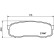 Bromsbeläggssats, skivbroms 8DB 355 016-831 Hella, miniatyr 4