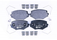 Bromsbeläggssats, skivbroms 8DB 355 016-861 Hella