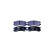 Bromsbeläggssats, skivbroms 8DB 355 016-961 Hella