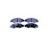 Bromsbeläggssats, skivbroms 8DB 355 017-011 Hella
