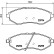 Bromsbeläggssats, skivbroms 8DB 355 017-351 Hella, miniatyr 4