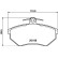 Bromsbeläggssats, skivbroms 8DB 355 017-901 Hella Pagid GmbH