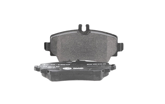 Bromsbeläggssats, skivbroms 8DB 355 018-281 Hella