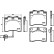 Bromsbeläggssats, skivbroms 8DB 355 018-521 Hella, miniatyr 4