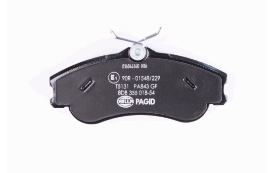 Bromsbeläggssats, skivbroms 8DB 355 018-541 Hella, bild 2