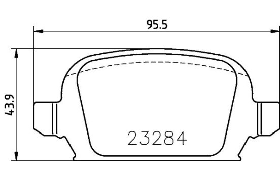 Bromsbeläggssats, skivbroms 8DB 355 018-641 Hella, bild 7