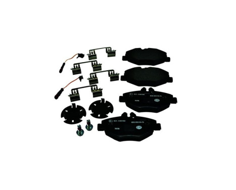 Bromsbeläggssats, skivbroms 8DB 355 018-731 Hella