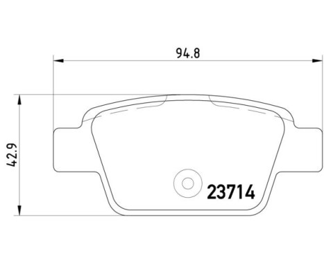 Bromsbeläggssats, skivbroms 8DB 355 018-851 Hella, bild 7