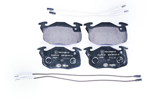 Bromsbeläggssats, skivbroms 8DB 355 019-141 Hella