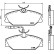 Bromsbeläggssats, skivbroms 8DB 355 019-181 Hella, miniatyr 7