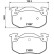 Bromsbeläggssats, skivbroms 8DB 355 019-221 Hella, miniatyr 7