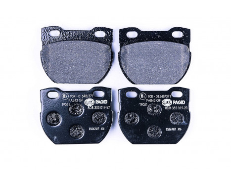 Bromsbeläggssats, skivbroms 8DB 355 019-231 Hella