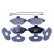 Bromsbeläggssats, skivbroms 8DB 355 019-251 Hella