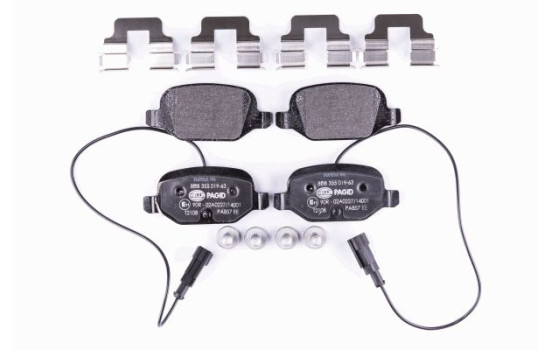 Bromsbeläggssats, skivbroms 8DB 355 019-631 Hella