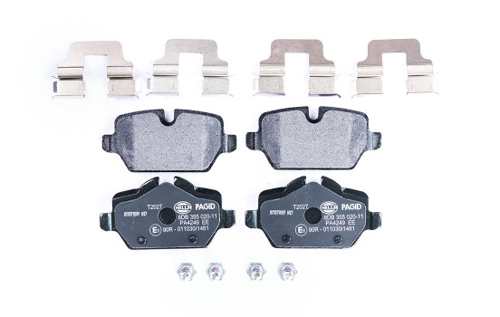 Bromsbeläggssats, skivbroms 8DB 355 020-111 Hella