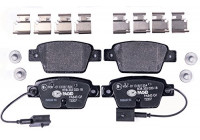 Bromsbeläggssats, skivbroms 8DB 355 020-181 Hella