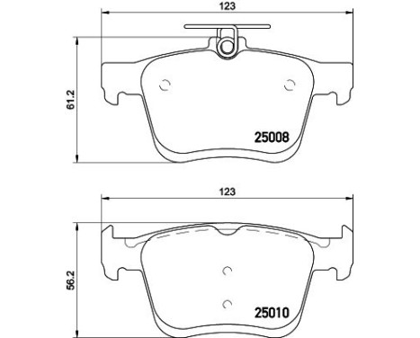 Bromsbeläggssats, skivbroms 8DB 355 020-271 Hella, bild 7