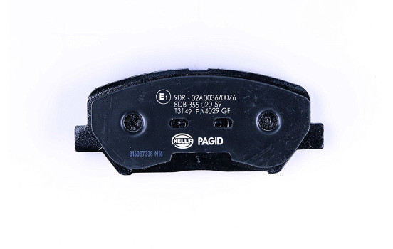 Bromsbeläggssats, skivbroms 8DB 355 020-591 Hella, bild 3