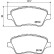 Bromsbeläggssats, skivbroms 8DB 355 020-621 Hella, miniatyr 7
