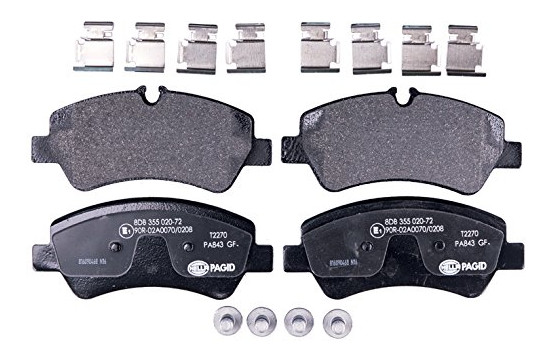 Bromsbeläggssats, skivbroms 8DB 355 020-721 Hella