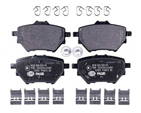 Bromsbeläggssats, skivbroms 8DB 355 020-991 Hella Pagid GmbH