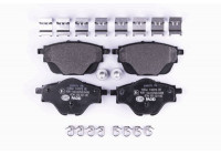 Bromsbeläggssats, skivbroms 8DB 355 021-001 Hella