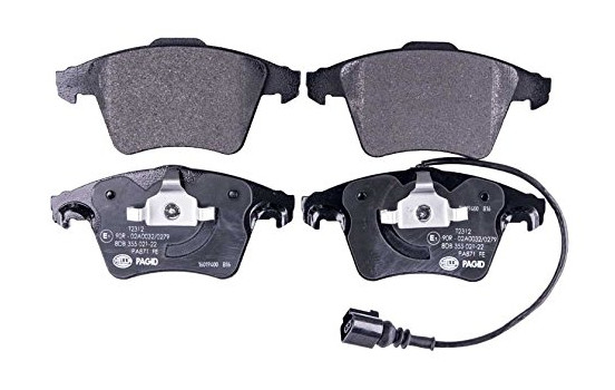 Bromsbeläggssats, skivbroms 8DB 355 021-221 Hella