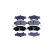 Bromsbeläggssats, skivbroms 8DB 355 021-461 Hella