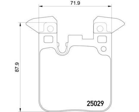 Bromsbeläggssats, skivbroms 8DB 355 021-611 Hella, bild 4