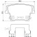 Bromsbeläggssats, skivbroms 8DB 355 025-051 Hella, miniatyr 4
