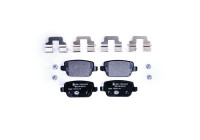 Bromsbeläggssats, skivbroms 8DB 355 025-371 Hella