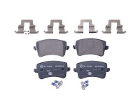 Bromsbeläggssats, skivbroms 8DB 355 025-391 Hella