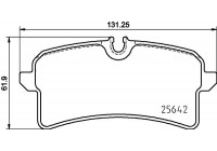 Bromsbeläggssats, skivbroms 8DB 355 025-571 Hella