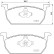 Bromsbeläggssats, skivbroms 8DB 355 032-951 Hella