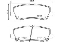 Bromsbeläggssats, skivbroms 8DB 355 036-441 Hella
